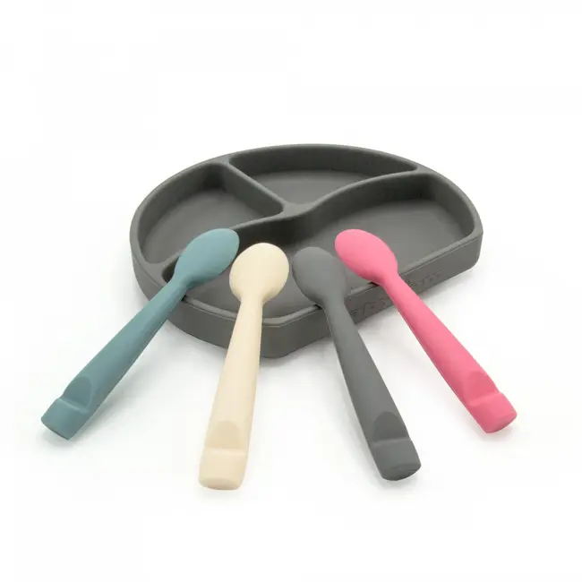 Lingurita din silicon BabyJem (Culoare: Latte) JEMbj_7596