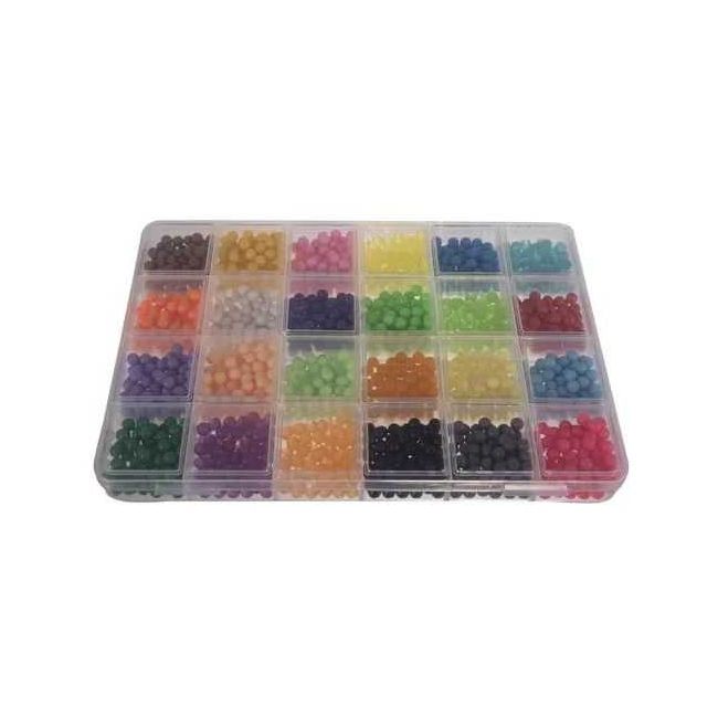 Margele de apa 2800 buc cu accesorii, lipire prin stropire cu apa Kruzzel MY18255 BBJMY18255_Initiala