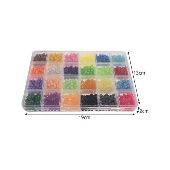 Margele de apa 2800 buc cu accesorii, lipire prin stropire cu apa Kruzzel MY18255 BBJMY18255_Initiala