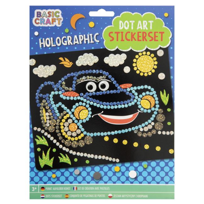 Mozaic cu autocolante - masinuta