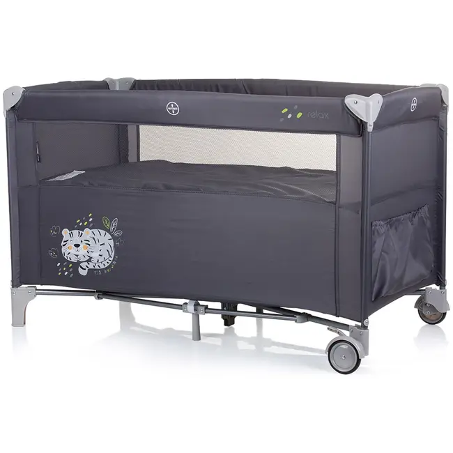 Patut pliabil chipolino relax granite cu laterala culisanta hubkosire245gn