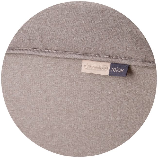 Patut pliabil chipolino relax macadamia linen cu laterala culisanta hubkosire242ma