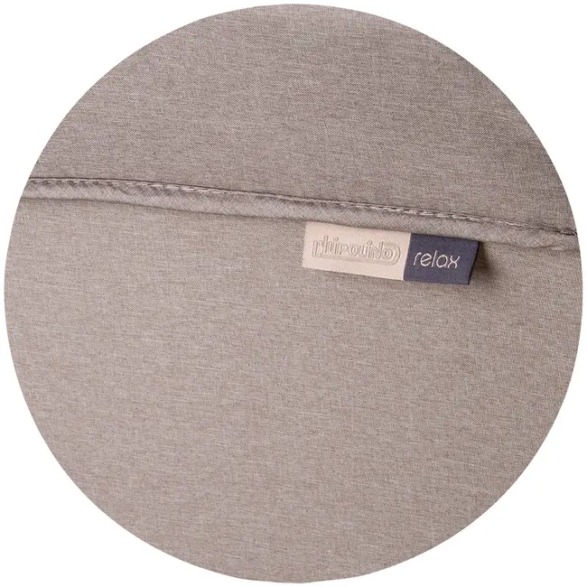 Patut pliabil chipolino relax macadamia linen cu laterala culisanta hubkosire242ma