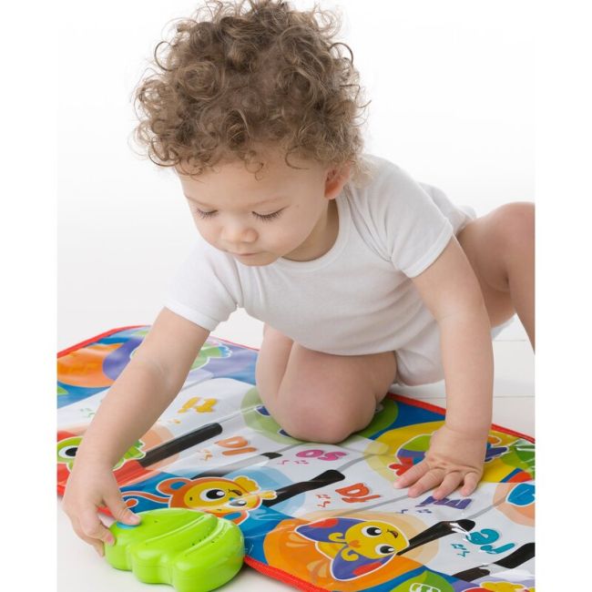 Salteluta, Playgro, Pentru bebelusi, Pian de Jucarie, Jumbo Jungle Musical, 79 cm, Cu 8 melodii BYN0186995