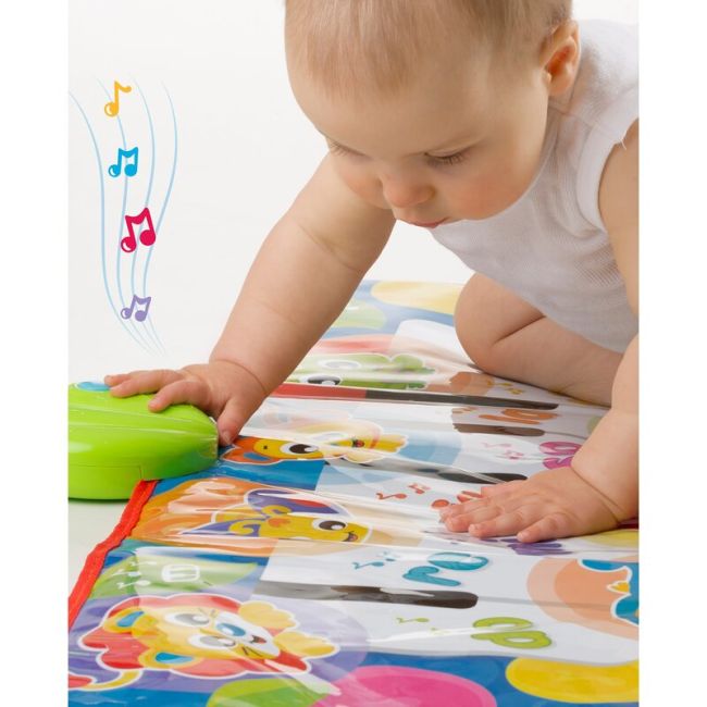 Salteluta, Playgro, Pentru bebelusi, Pian de Jucarie, Jumbo Jungle Musical, 79 cm, Cu 8 melodii BYN0186995