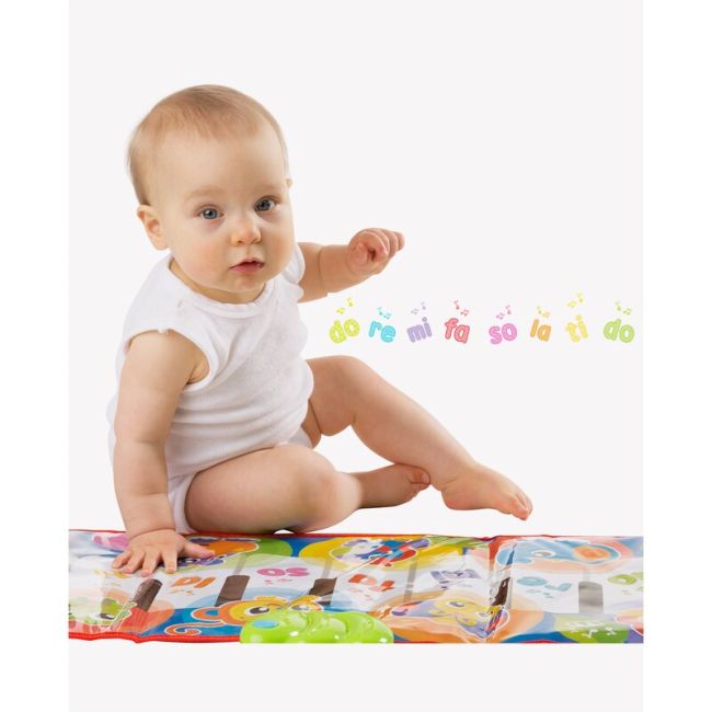 Salteluta, Playgro, Pentru bebelusi, Pian de Jucarie, Jumbo Jungle Musical, 79 cm, Cu 8 melodii BYN0186995