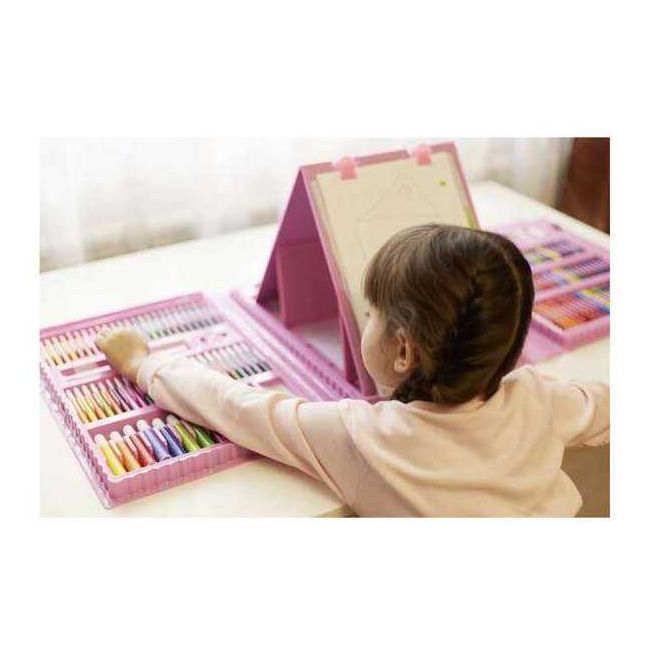Set pentru pictura 208 piese cu geanta inclusa Maaleo Iso Trade MY18117 BBJMY18117_Roz