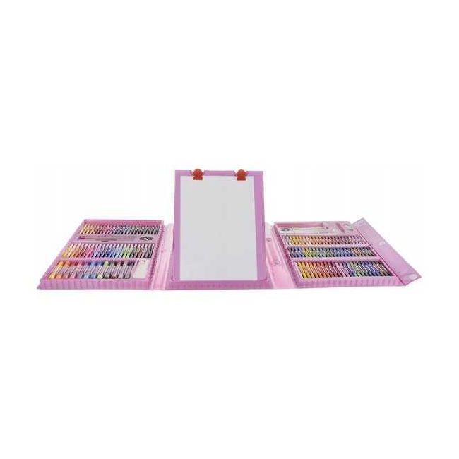 Set pentru pictura 208 piese cu geanta inclusa Maaleo Iso Trade MY18117 BBJMY18117_Roz