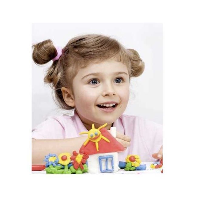 Set plastilina spuma modelabila 48 buc cu 3 spatule incluse Kruzzel MY18256 BBJMY18256_Initiala