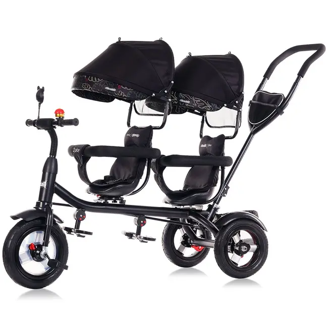 Tricicleta gemeni chipolino 2play obsidian leaves hubtrk2p0243ol