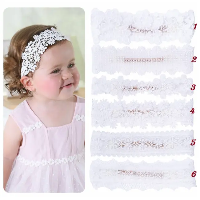 Bentita din danteluta pentru fetite MDMB3421-be1