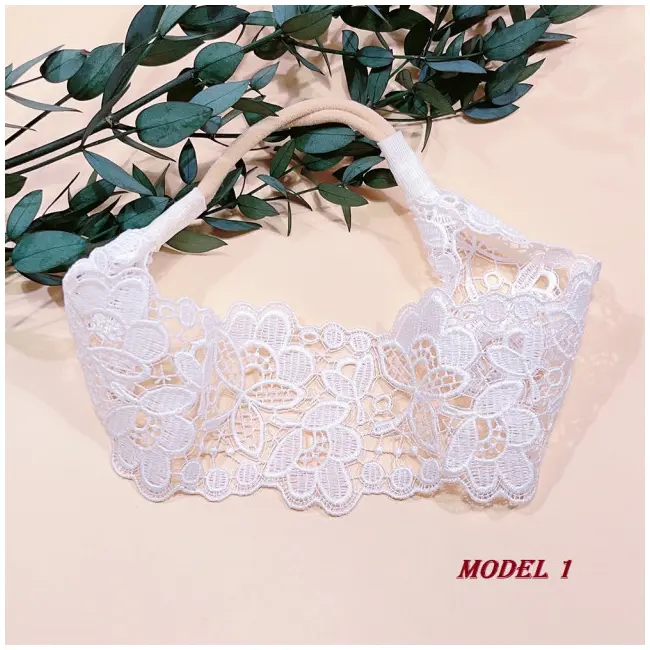 Bentita din danteluta pentru fetite MDMB3421-be1