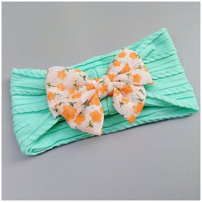 Bentita lata pentru fetite - Colored bow MDJ0040-be2