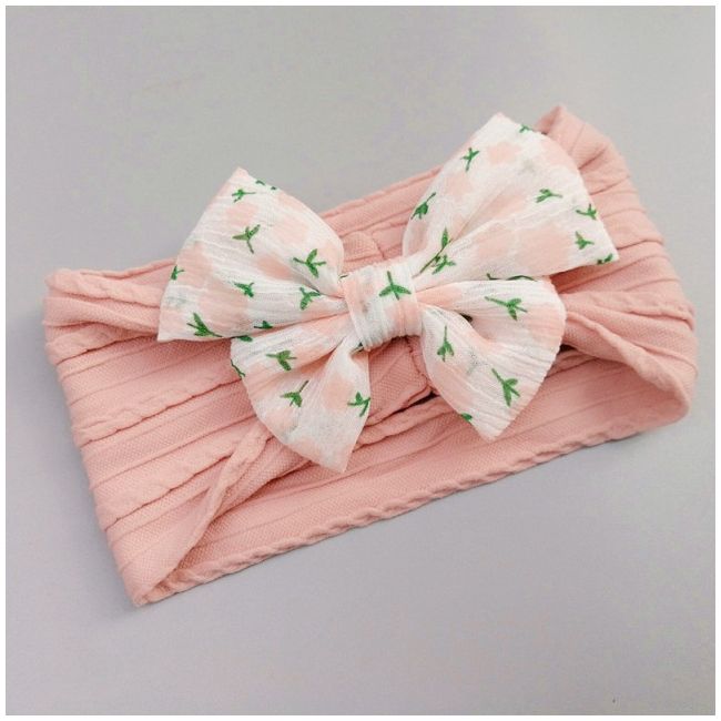 Bentita lata pentru fetite - Colored bow MDJ0040-be2