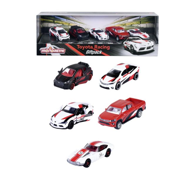 MAJORETTE MASINUTE METALICE PACHET CADOU TOYOTA 5 MASINI VIV212053189
