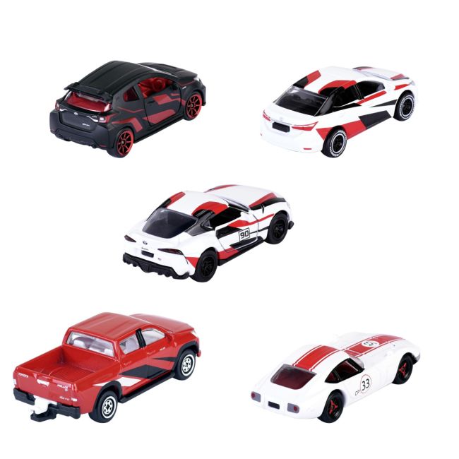 MAJORETTE MASINUTE METALICE PACHET CADOU TOYOTA 5 MASINI VIV212053189