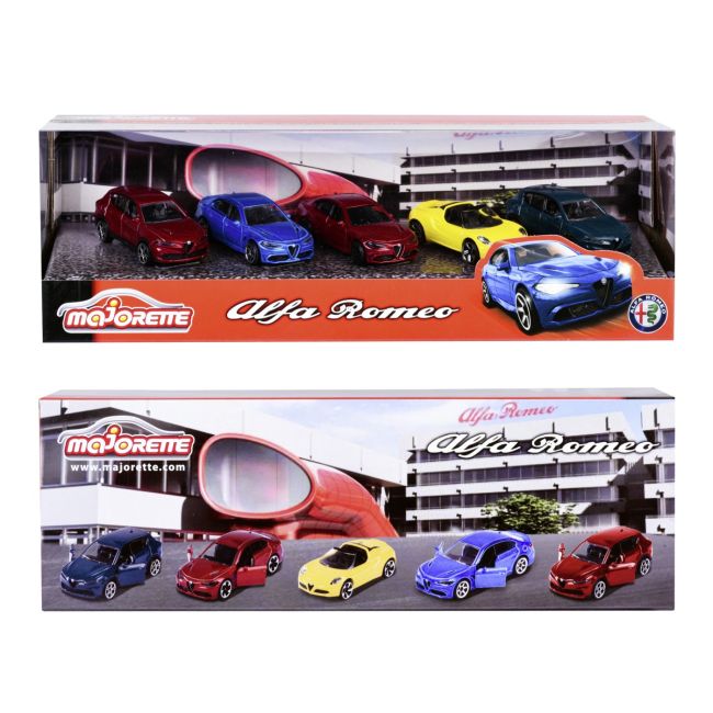 MAJORETTE MASINUTE METALICE SET 5 MASINI ALFA ROMEO VIV212053178SII