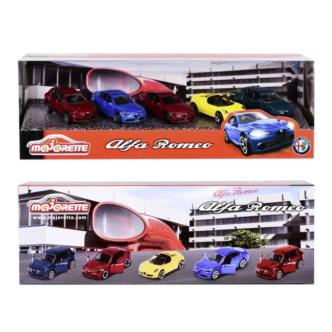 MAJORETTE MASINUTE METALICE SET 5 MASINI ALFA ROMEO VIV212053178SII