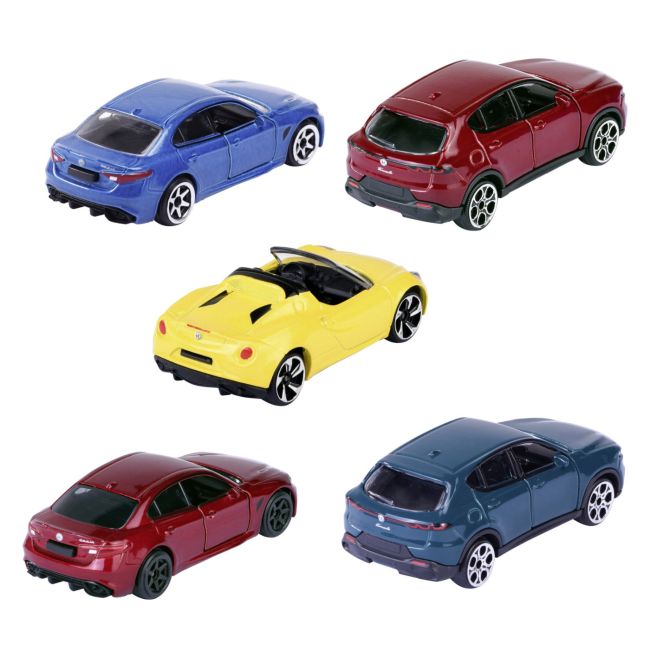 MAJORETTE MASINUTE METALICE SET 5 MASINI ALFA ROMEO VIV212053178SII