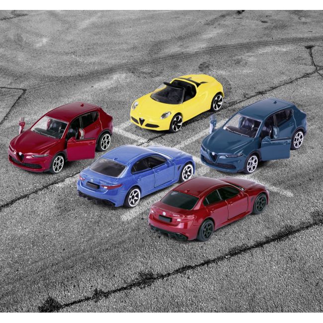 MAJORETTE MASINUTE METALICE SET 5 MASINI ALFA ROMEO VIV212053178SII