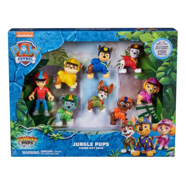 PATRULA CATELUSILOR SET CADOU 8 FIGURINE JUNGLE VIV6068184