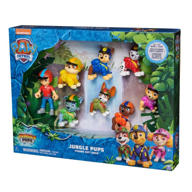 PATRULA CATELUSILOR SET CADOU 8 FIGURINE JUNGLE VIV6068184