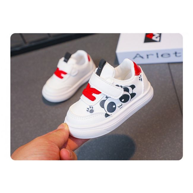 Adidasi albi pentru copii - Little Panda MBH509528-3-c