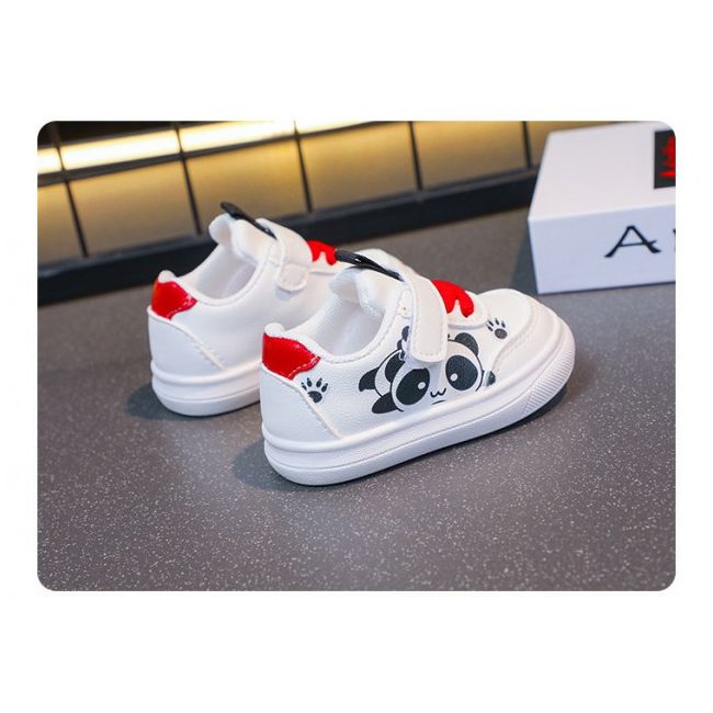 Adidasi albi pentru copii - Little Panda MBH509528-3-c