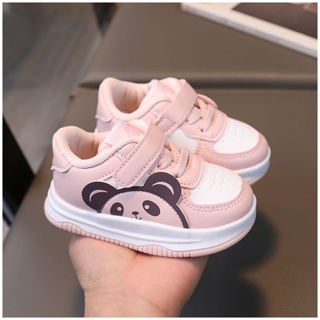 Adidasi roz pentru fetite - Love panda MDHY2406-1-c