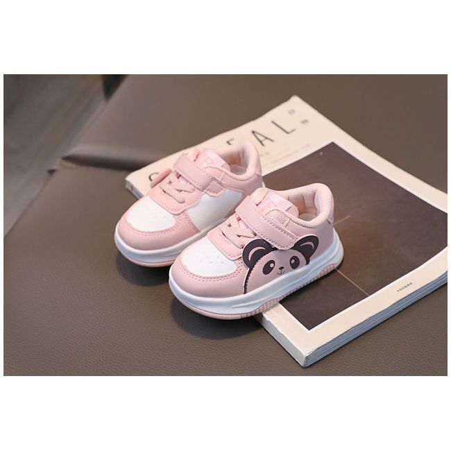 Adidasi roz pentru fetite - Love panda MDHY2406-1-c