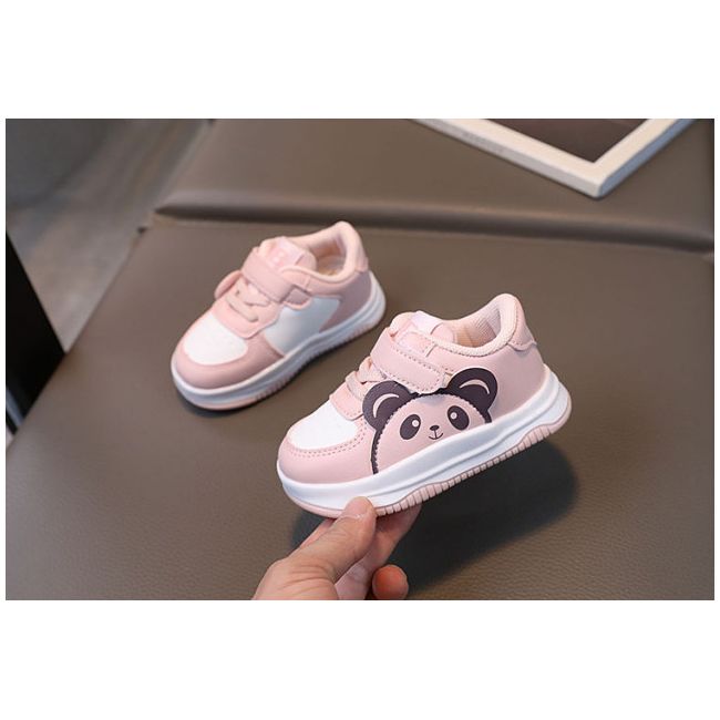 Adidasi roz pentru fetite - Love panda MDHY2406-1-c
