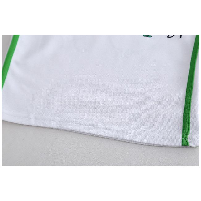 Costumas pentru baietei cu tricou alb tip polo - Dino MBXBR06-R1