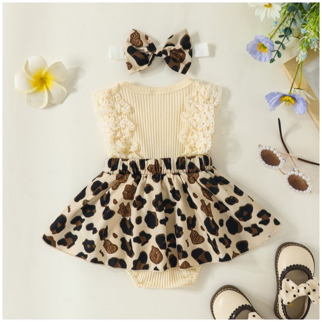 Rochita body ivoire - Animal print MDYJ2022S45-15-R2