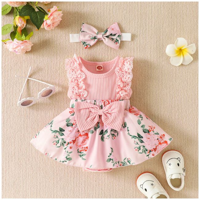 Rochita body roz - Roses MBYJ2022S45-1-R2