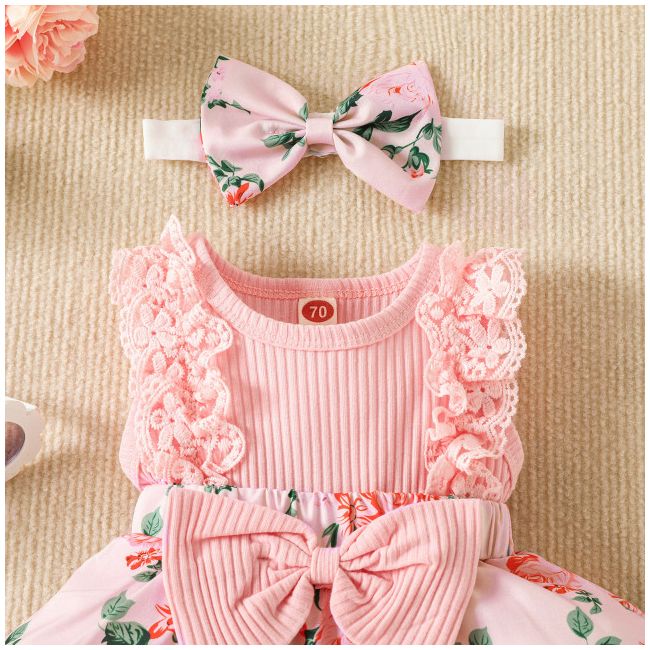Rochita body roz - Roses MBYJ2022S45-1-R2