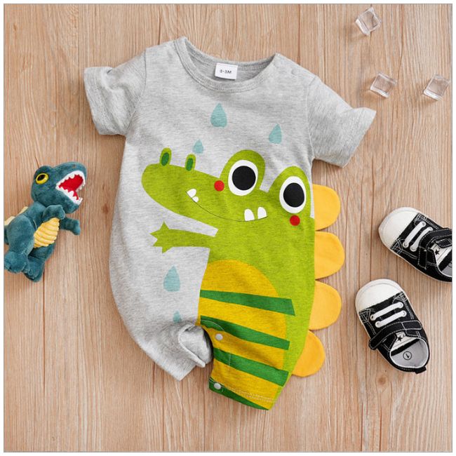 Salopeta gri pentru baietei - Croco MBNew143