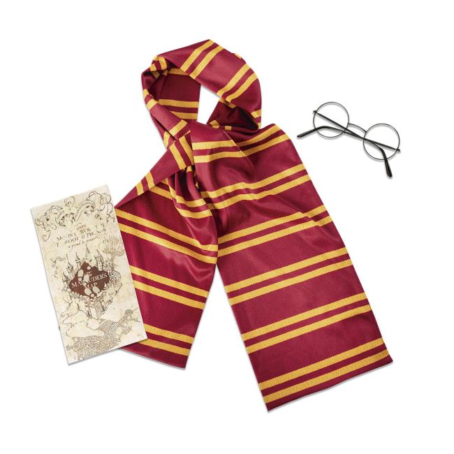 Accesorii harry potter - esarfa, ochelari & harta
