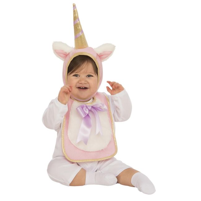 Baveta cu caciula unicorn