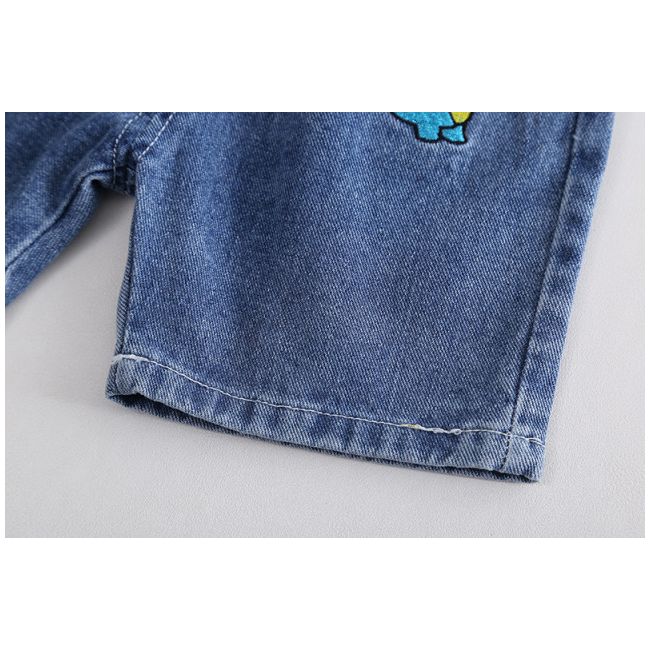 Costumas pentru baietei cu tricou verde tip polo - Dino MDXBR06-R1