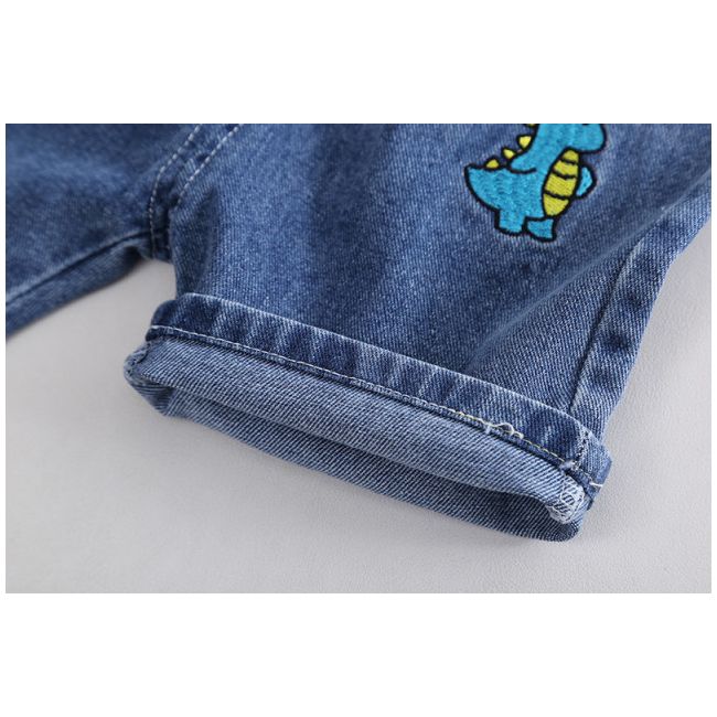 Costumas pentru baietei cu tricou verde tip polo - Dino MDXBR06-R1