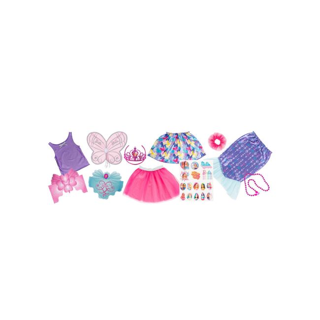 Cufar cu costumatii & accesorii barbie