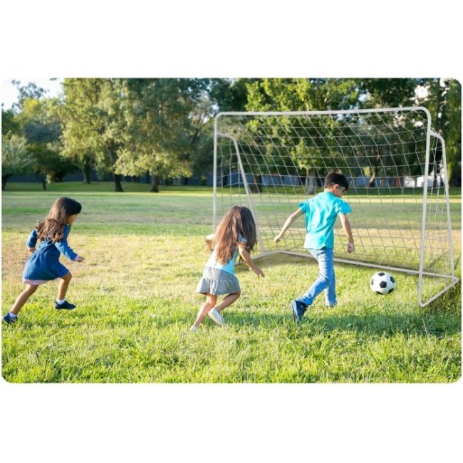 Poarta mare pentru fotbal cu covoras numerotat, 245 x 80 x 155 cm,  neo-sport 1455 edeedi1455