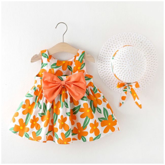 Rochita cu palarie - Orange flowers MBNew170-de4