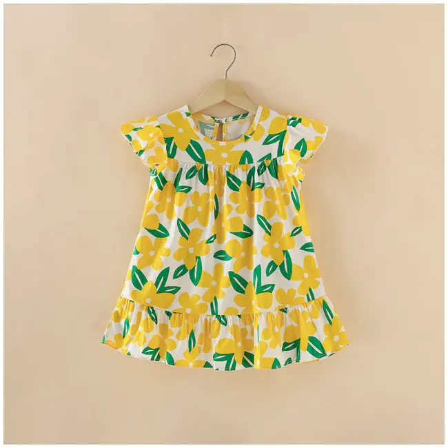 Rochita pentru fetite - Yellow flowers MBNew152-de2