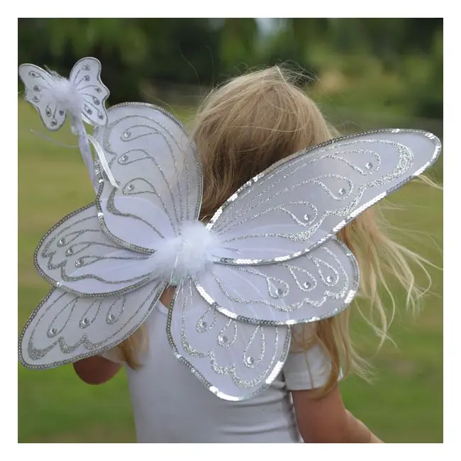 Accesorii carnaval - Aripi si bagheta zana - KDESWWI