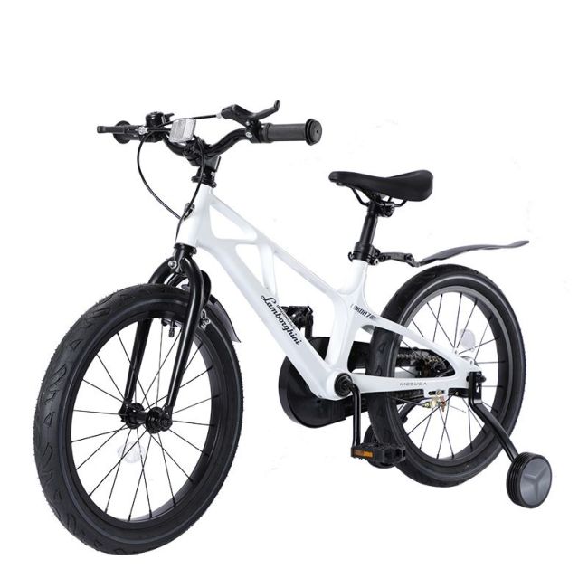 Bicicleta lamborghini 14 inch, cadru magneziu, alba funklbk007-14wht