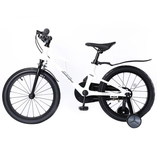 Bicicleta lamborghini 14 inch, cadru magneziu, alba funklbk007-14wht