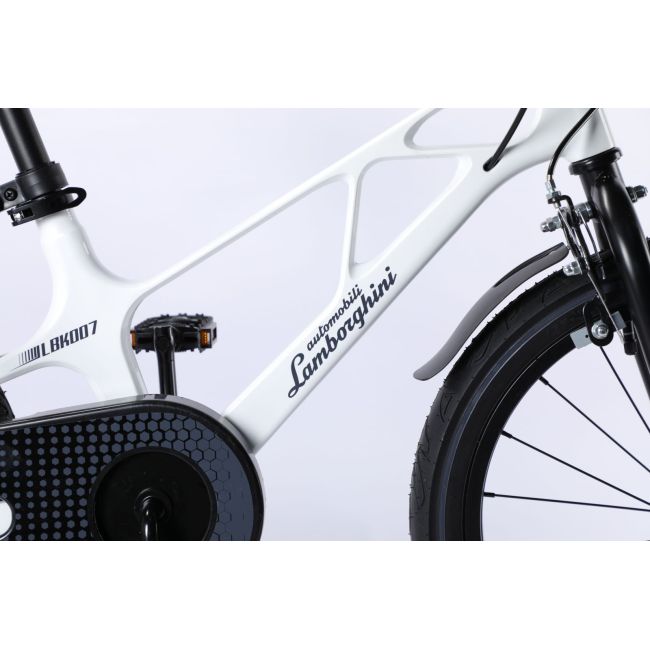 Bicicleta lamborghini 14 inch, cadru magneziu, alba funklbk007-14wht