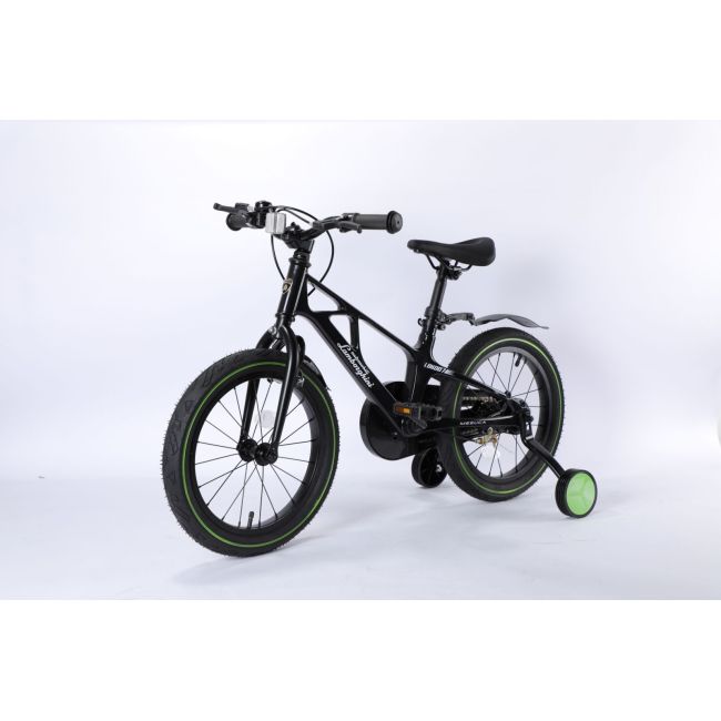 Bicicleta lamborghini 14 inch, cadru magneziu, neagra funklbk007-14blk