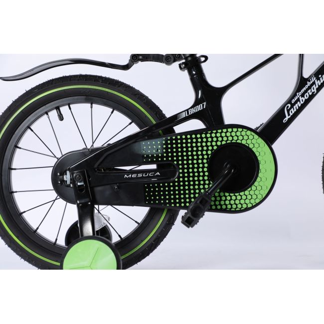Bicicleta lamborghini 14 inch, cadru magneziu, neagra funklbk007-14blk